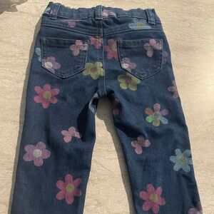 Girls Toddler Flower Pants